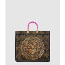 펜디 펜다체 선샤인 미디엄 쇼퍼백 8BH386