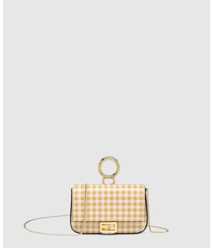 펜디 나노 바게트 참 체인 숄더백 7AR844