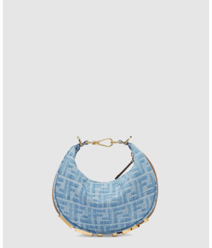 펜디 그라피 미니 데님 패브릭 8BS081