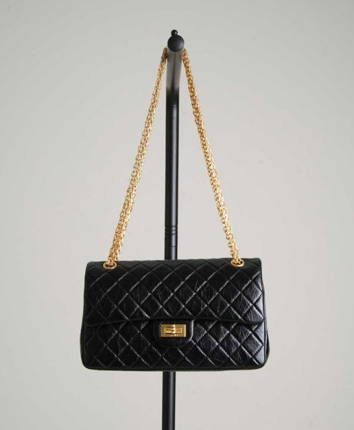 (국내배송) 샤넬 빈티지 램스킨 2.55 라지 플랩백