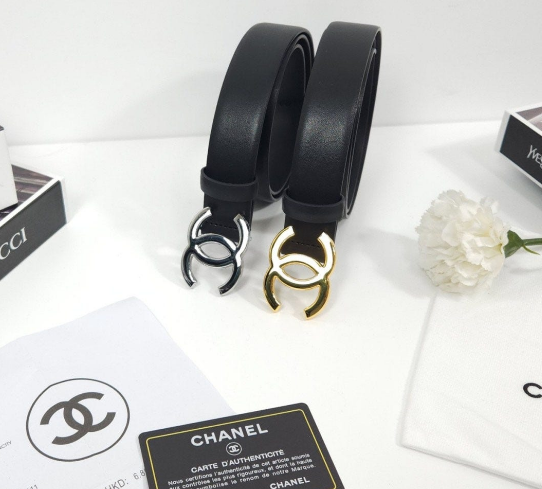 (국내배송) 샤넬 클래식 CC로고 레더 벨트