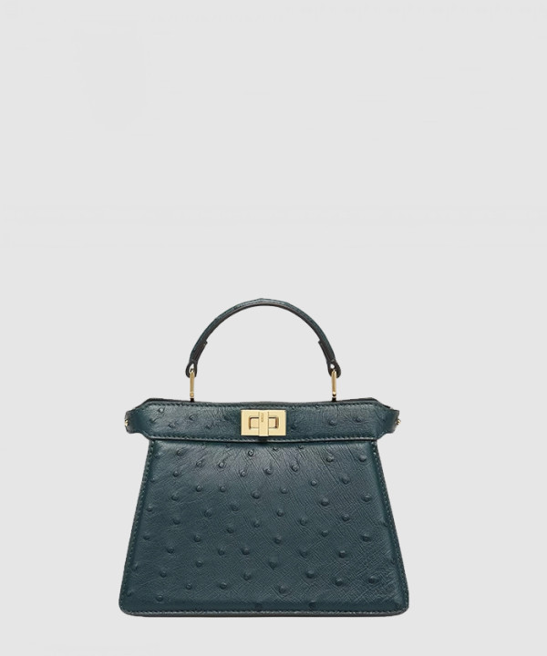 펜디 피카부 I See U 타조 가죽 쁘띠 8BN335