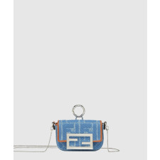 펜디 나노 바게트 참 숄더백 7AS045