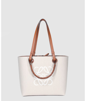 로에베 스몰 아나그램 토트백 인 캔버스