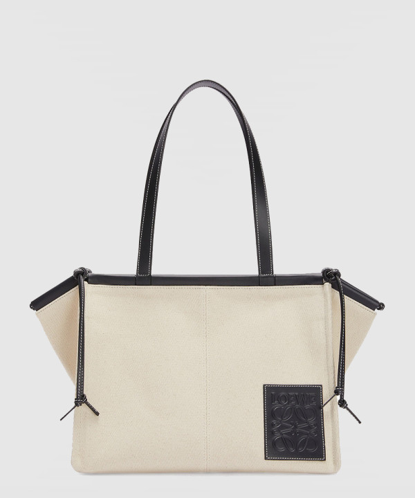 로에베 쿠션 토트백 스몰 캔버스