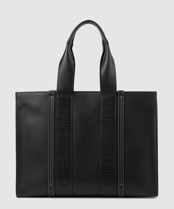 끌로에 스무스 레더 우디 라지 토트백 WS382