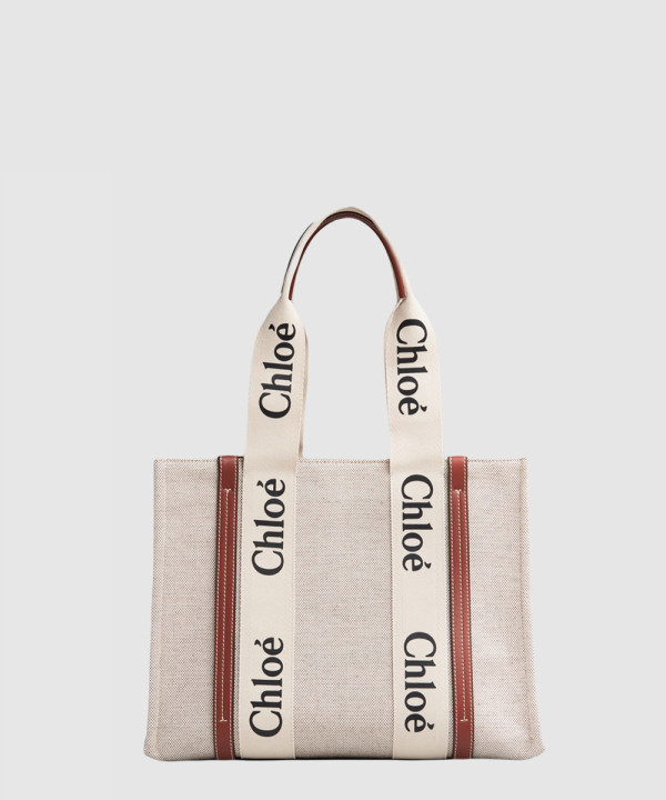끌로에 우디 미디움 토트백 US383