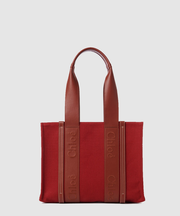 끌로에 우디 미디움 토트백 WS383