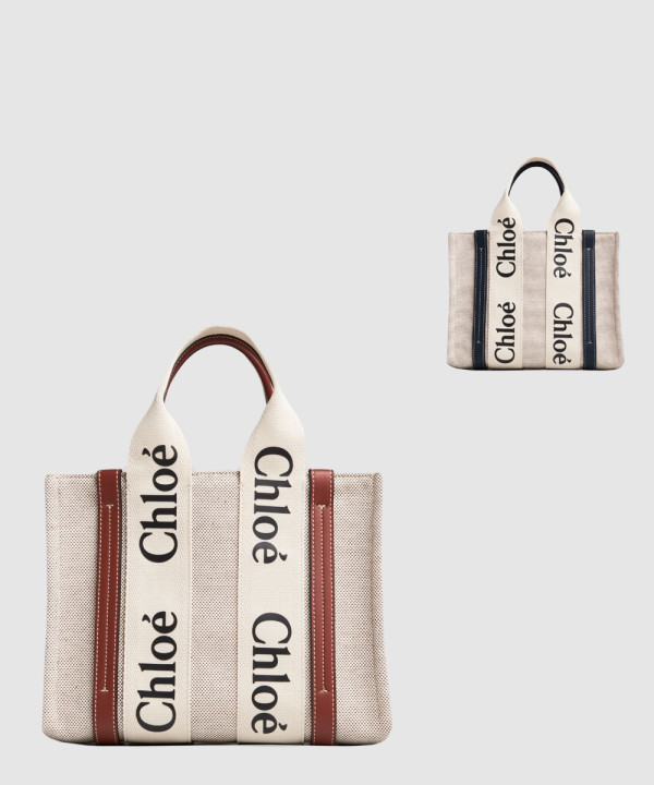 끌로에 우디 스몰 토트백 US385