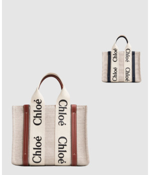 끌로에 우디 스몰 토트백 US385
