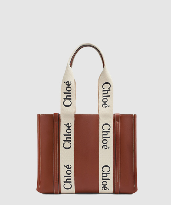 끌로에 우디 미디움 토트백 AS383