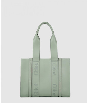 끌로에 우디 미디움 토트백 US383