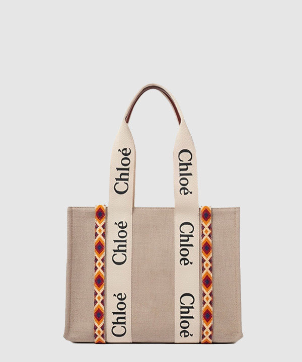 끌로에 우디 미디움 토트백 CHC22