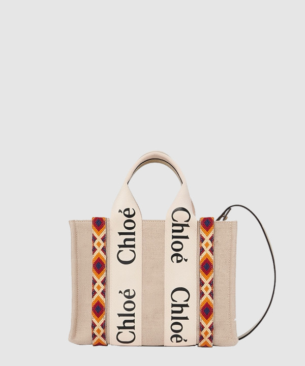 끌로에 우디 미디움 토트백 CHC22