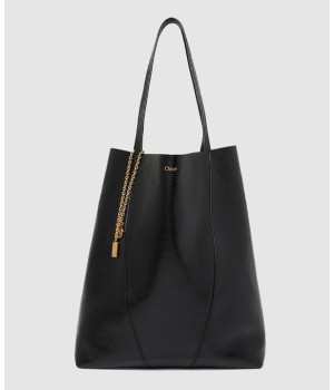 끌로에 그레인드 가죽 라지 스핀 토트백 SS810