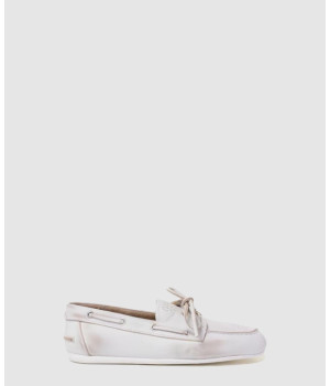 미우미우 블리치드 레더 로퍼 5D123E