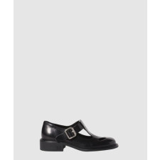 미우미우 T 바 레더 슈즈 5E318E