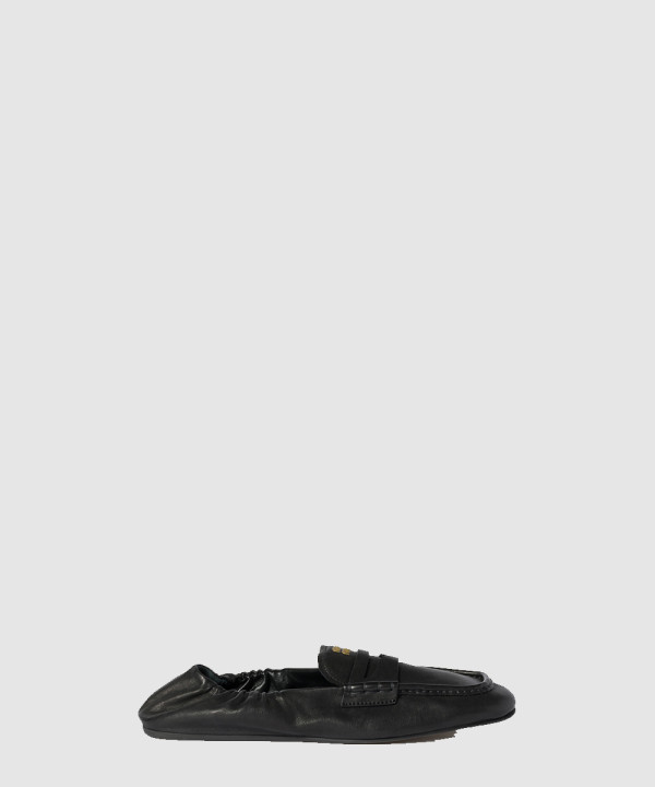 미우미우 루슈 나파 레더 로퍼 5D341E