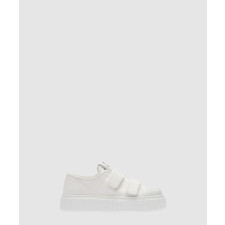 미우미우 데님 벨크로 스니커즈 5E890D