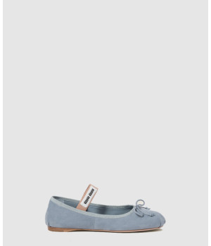 미우미우 스웨이드 발레리나 5F794D