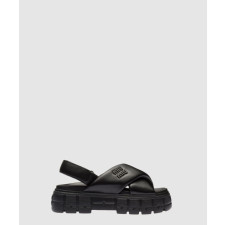 미우미우 스포티 나파 레더 샌들 5X879D