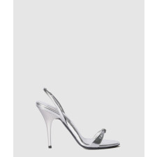 미우미우 메탈릭 레더 샌들 5X343E