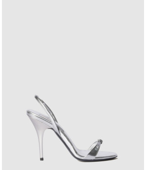 미우미우 메탈릭 레더 샌들 5X343E