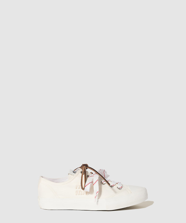 미우미우 로고 캔버스 스니커즈 5E384E