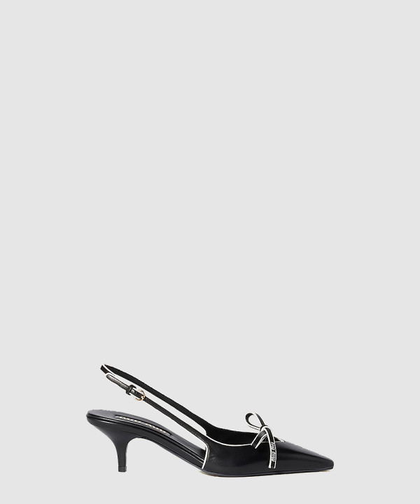 미우미우 나파 레더 슬링백 펌프스 5I474E