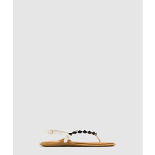 미우미우 레더 매듭 스트랩 샌들 5Y408E