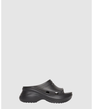 발렌시아가 풀 크록스 슬라이드 샌들 677389