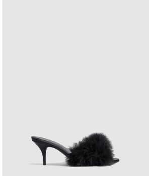 발렌시아가 브두아 페드 장식 샌들 787447