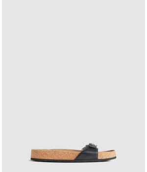 발렌시아가 스콜 스트랩 플랫 샌들 827426