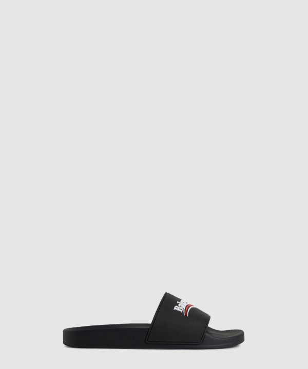 발렌시아가 폴리티컬 로고 풀 슬라이드 776814