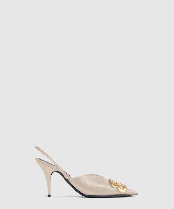 발렌시아가 나이프 BB 슬링백 펌프스