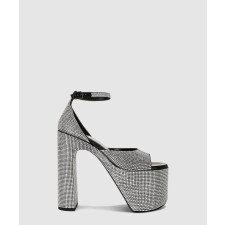 발렌시아가 캠든 라인스톤 샌들 742409