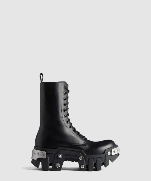 발렌시아가 불도저 레이스업 부츠 671554