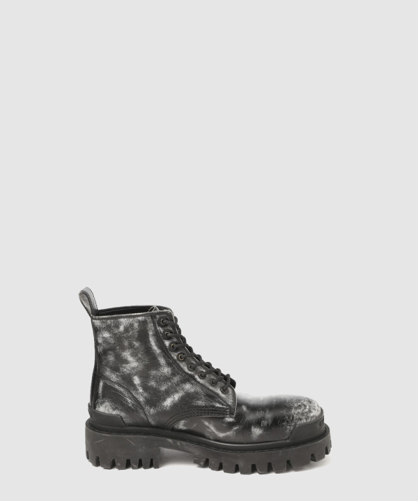 발렌시아가 스트라이크 레이스업 부츠 589338