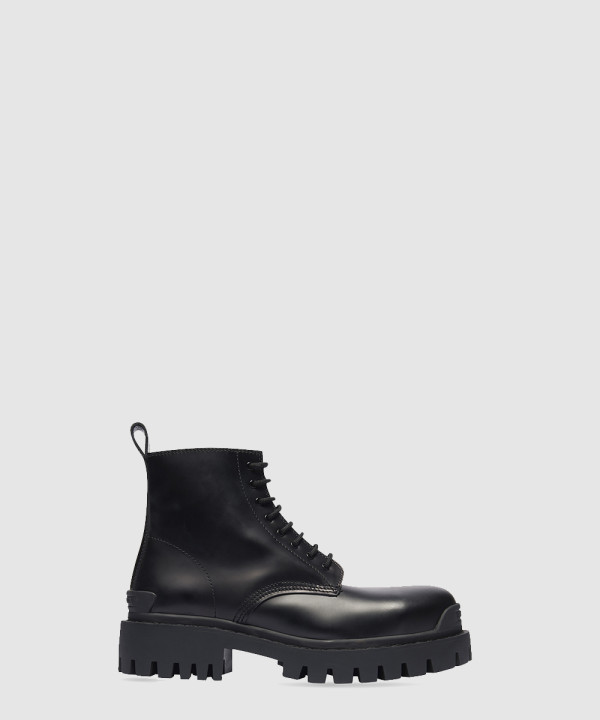 발렌시아가 스트라이크 레이스업 부츠 589338