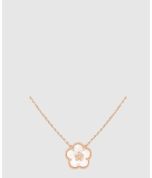 ​18K 하이엔드 미러급 반클리프 럭키 스프링 목걸이 9X100