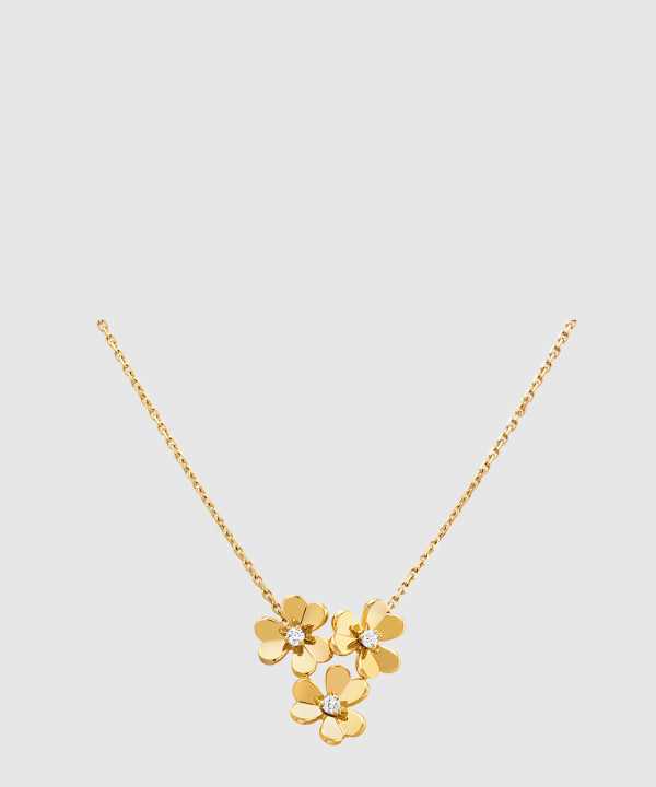 ​18K 하이엔드 미러급 반클리프 프리볼 펜던트 플라워 3개 2DU00