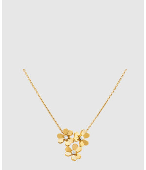 ​18K 하이엔드 미러급 반클리프 프리볼 펜던트 플라워 3개 2DU00