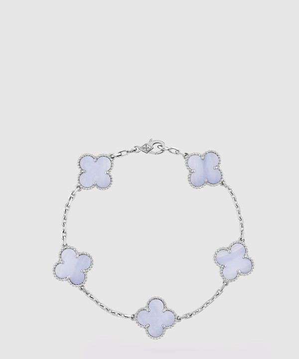 ​18K 하이엔드 미러급 반클리프 빈티지 알함브라 팔찌 5개 모티브 34700