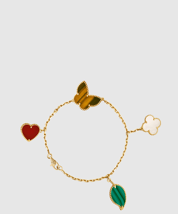 ​18K 하이엔드 미러급 반클리프 럭키 알함브라 브레이슬릿 4모티브 79600