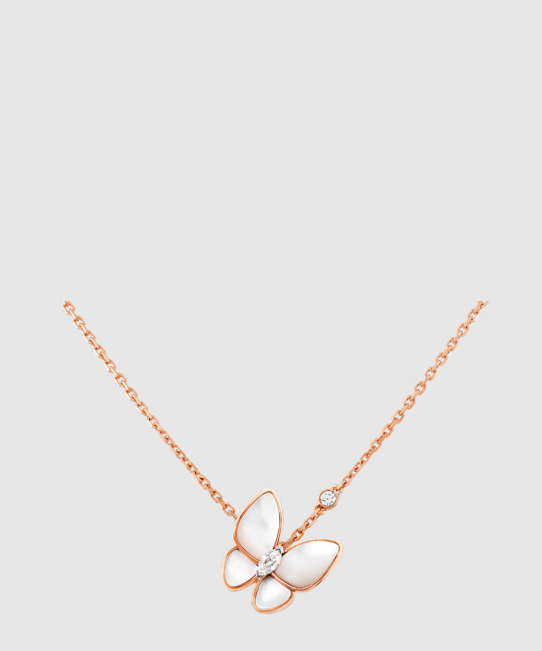 ​18K 하이엔드 미러급 반클리프 투 버터플라이 펜던트 8FO00