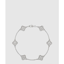 18K 하이엔드 미러급 반클리프 스위트 알함브라 브레이슬릿 6모티브 다이아 85700