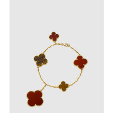 18K 하이엔드 미러급 반클리프 매직 알함브라 브레이슬릿 5모티브 78700