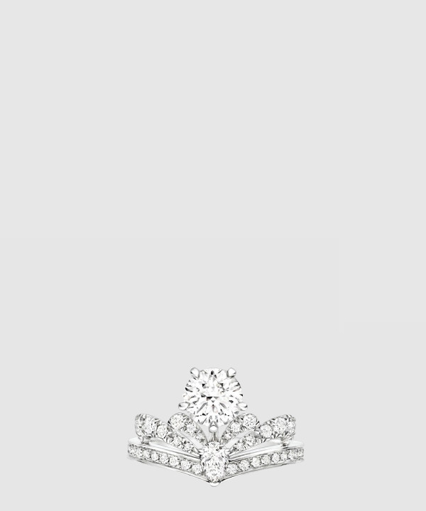 ​18K 하이엔드 미러급 쇼메 조세핀 스플렌더 임페리얼 솔리테어 링 J3TR00