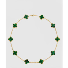 ​18K 하이엔드 미러급 반클리프 빈티지 알함브라 네크리스 10모티브 3QJ00