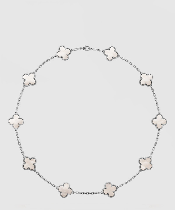 ​18K 하이엔드 미러급 반클리프 빈티지 알함브라 네크리스 10모티브 42700